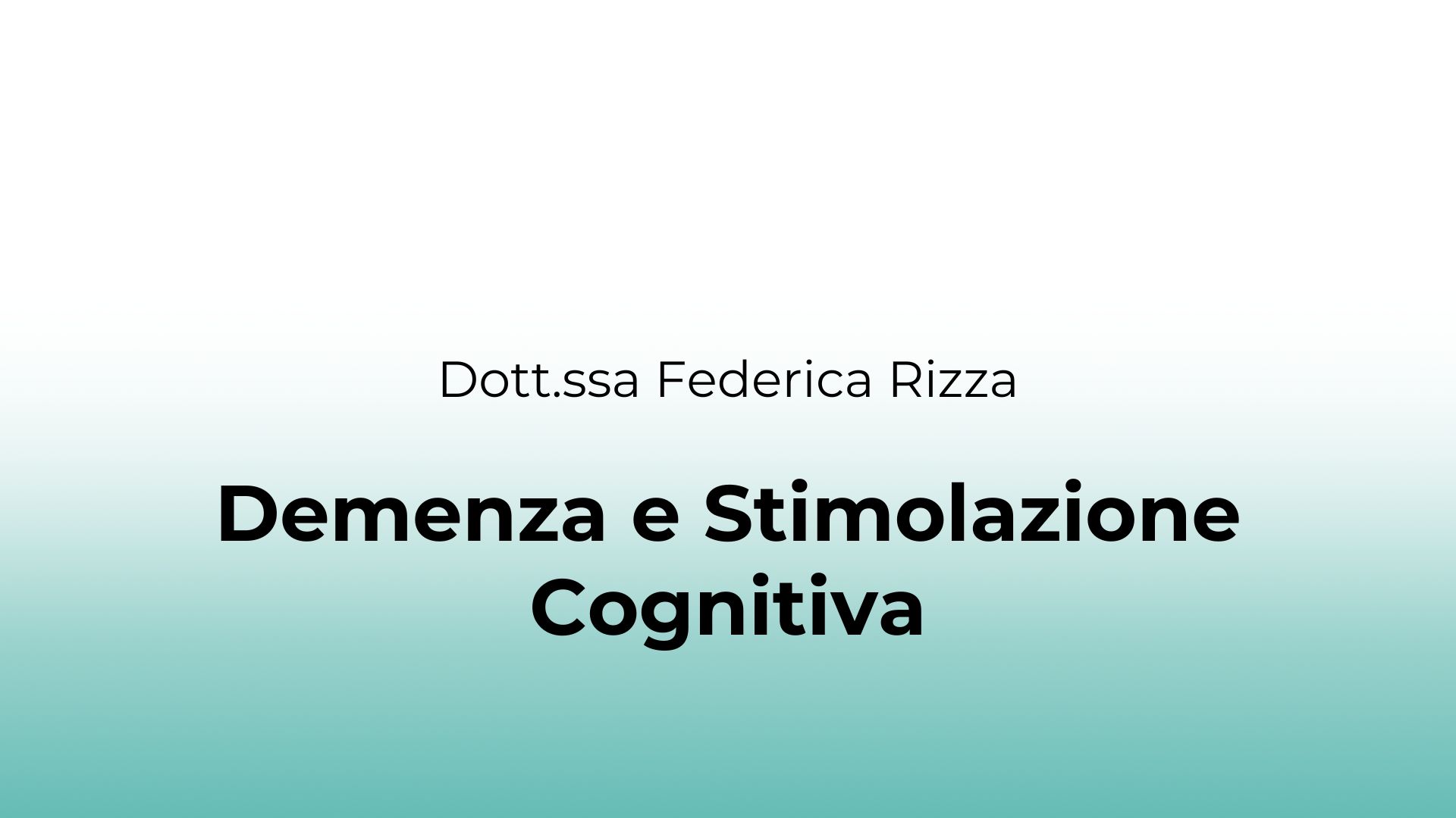 Demenza E Stimolazione Cognitiva - Laboratorio Cognitivo Roma