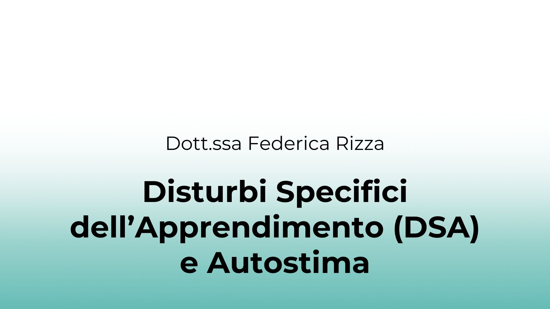 Disturbi Specifici Dell'Apprendimento (DSA) E Autostima - Laboratorio ...