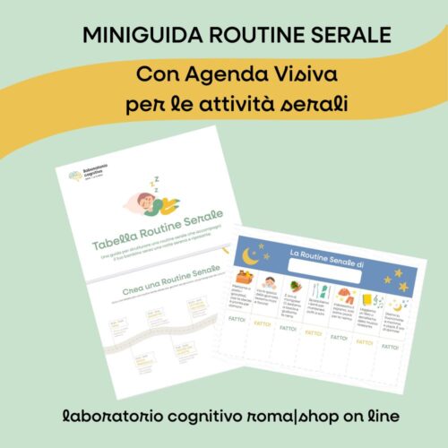 Mini Guida per la Routine Serale con Agenda Visiva